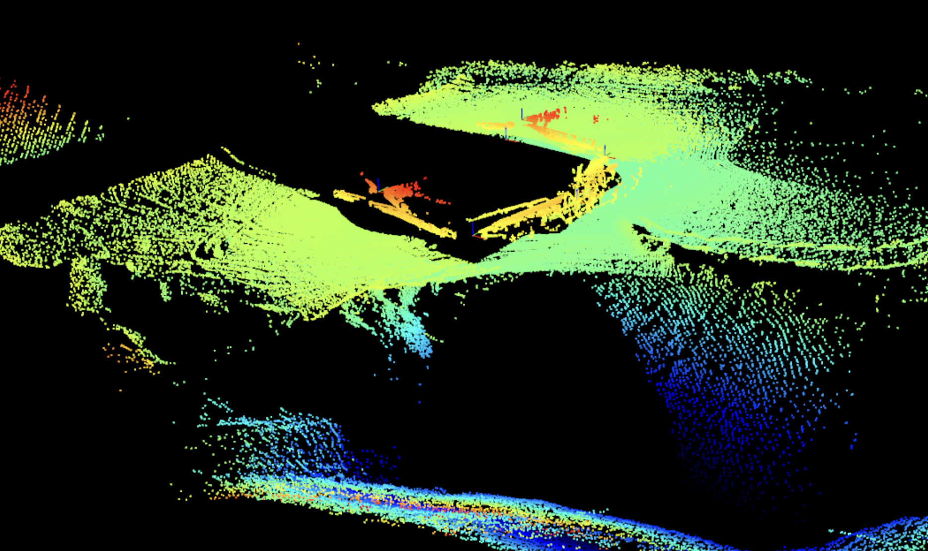 360-degree LiDAR sensor system providing proximity awareness coverage