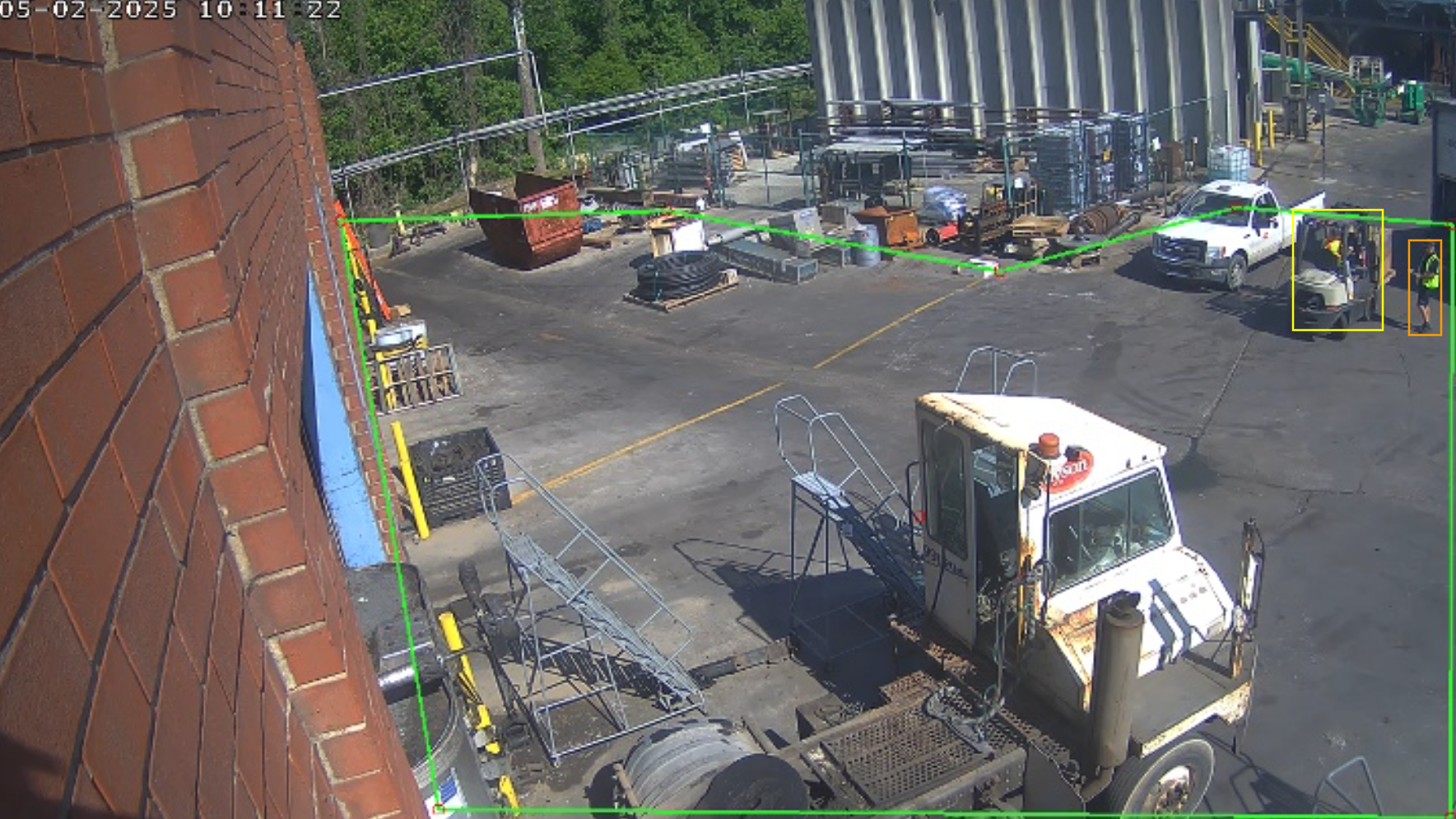 Warehouse safety with optical intelligence